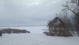 A snow covered view of Lake Champlain. Photos by Erica Garnett