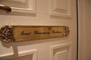 Ernest Hemingway penthouse.