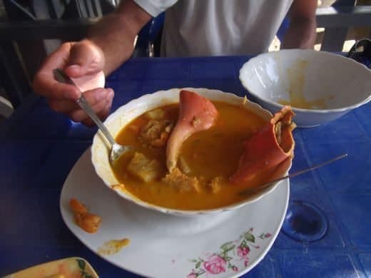 seafood soup.