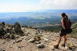 The spectacular view from the trail.