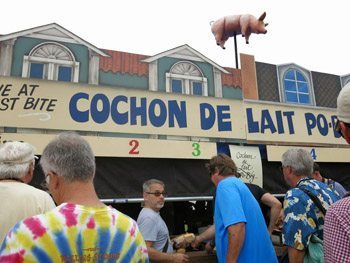 Louisiana: NOLA Jazz and Heritage Fest 6 Cochon de Lait Po boys