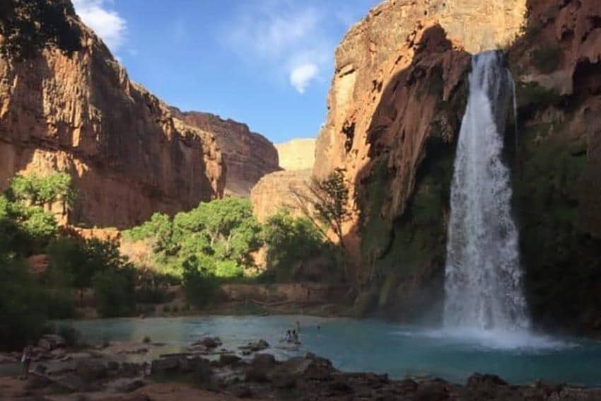 Havasu Falls at the Grand Canyon, in Arizona.