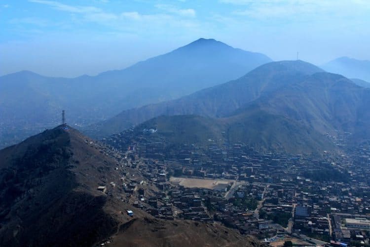 Peru: Exploring the Young Towns of Lima 5 Lima Panorama from San Cristobal