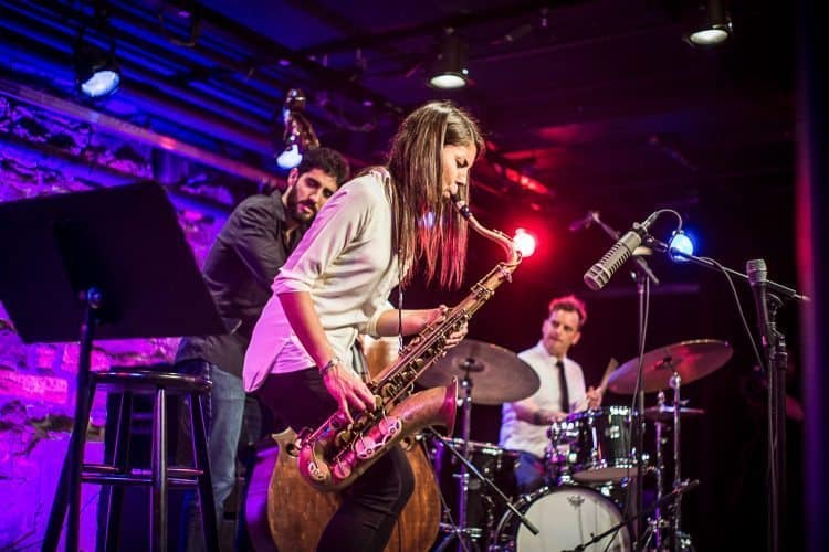 Melissa Aldana & Crash Trio perform at FlynnSpace.