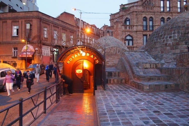 The Royal Baths in Tbilisi are a sulfurious treat--not to be missed. Max Hartshorne photo.