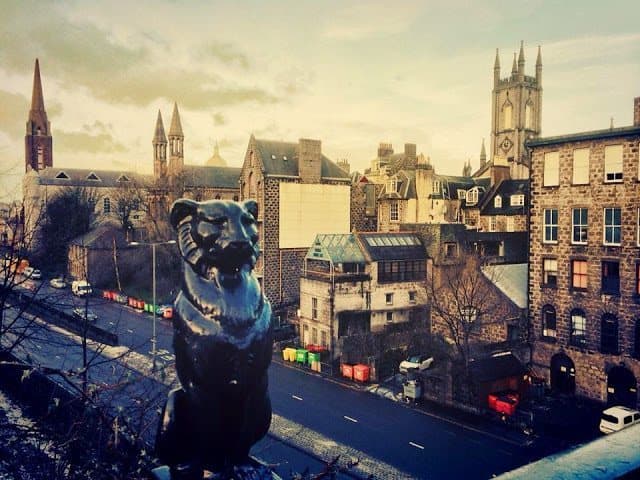 View of Aberdeen from the City Centre