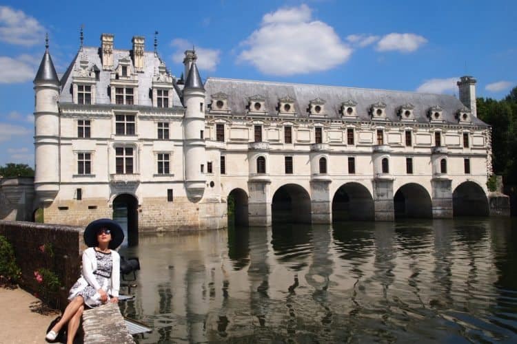 The Chateau de Chenonceau, considered by some to be the most beautiful of all the 800 chateaus in the Loire Valley.
