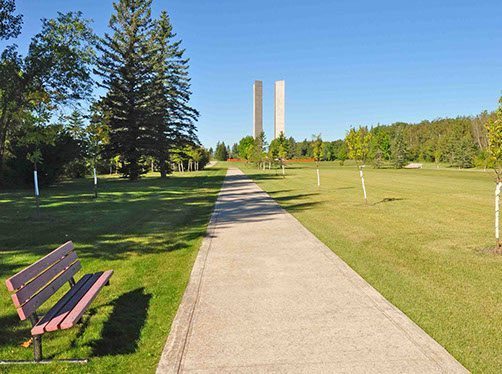 The International Peace Garden is a major attraction in central North Dakota.