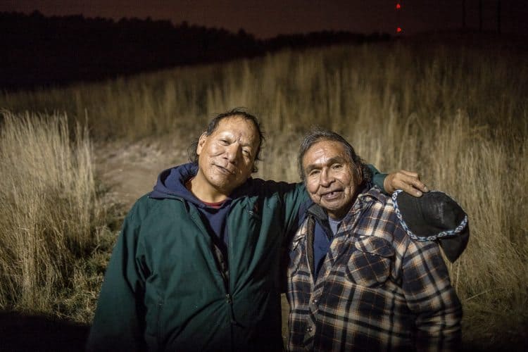 Gerald E. Elkfoot and his brother John. 