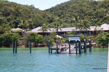 The entrance to the Fitzroy Island Resort