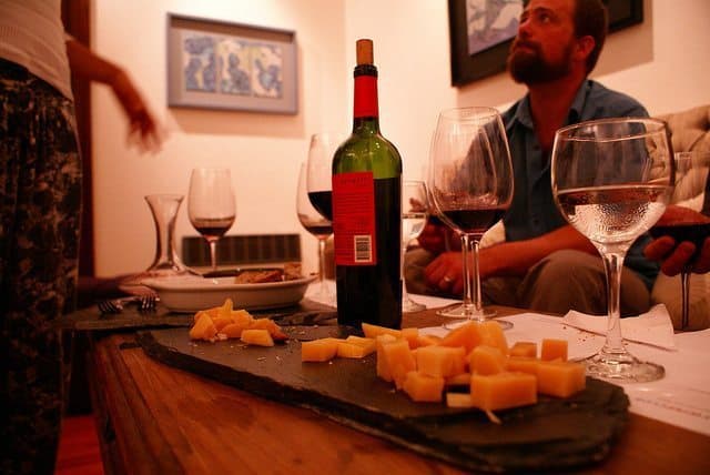 Argentina: Mendoza, Sun and Good Wine 4 Tasting wine at the Mendoza Wine Center.