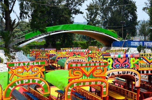 Xochimilco, Mexico City's famous water park.