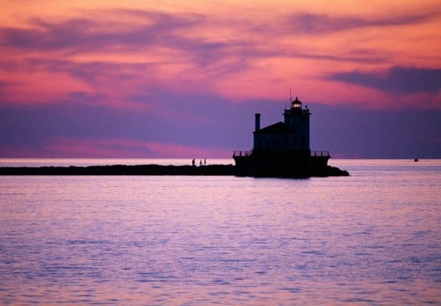 An unbelievably beautiful sunset paints the Thousand Islands and attracts visitors from all around the world. 