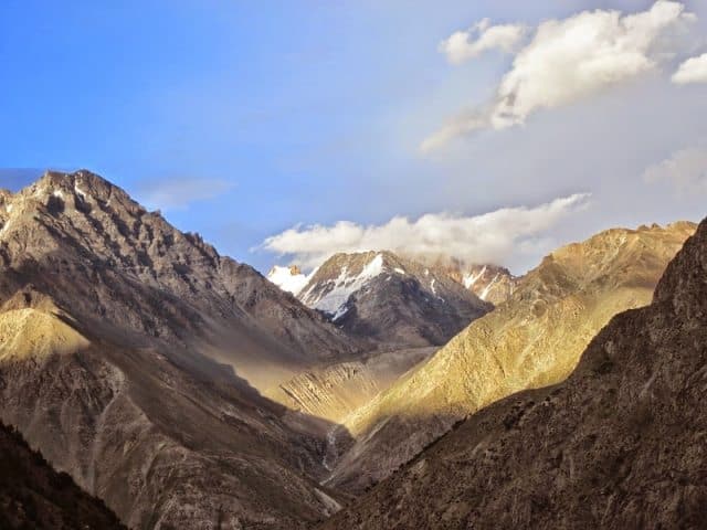 The Himalaya Mountains.