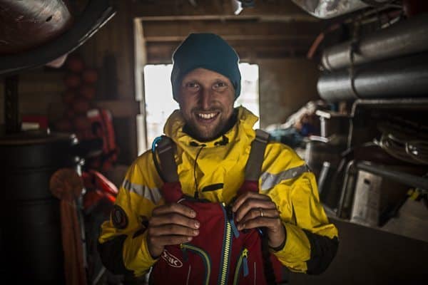 Marcus, who runs the kayaking adventure business at Skärgårdsidyllen.