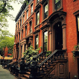 A Brownstone in Brooklyn, NY.