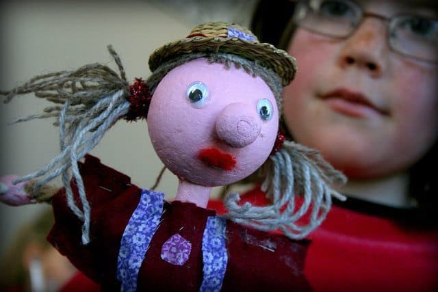 Puppets made at Reykjavik Children's Festival.