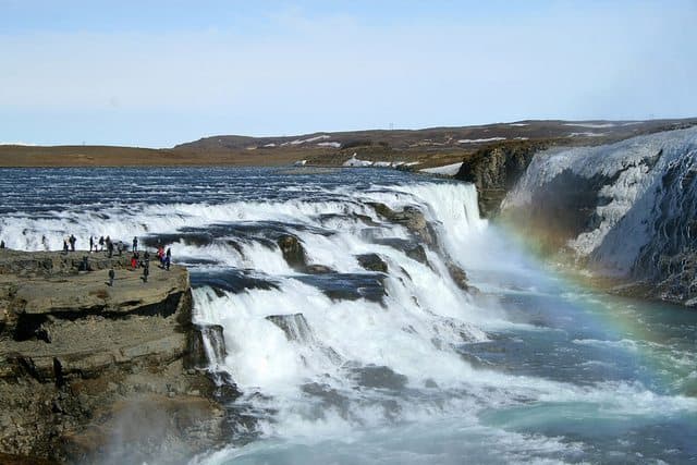 Gullfoss Waterfall in Iceland. Stuart Wickes, The Family Adventure Project Photos.