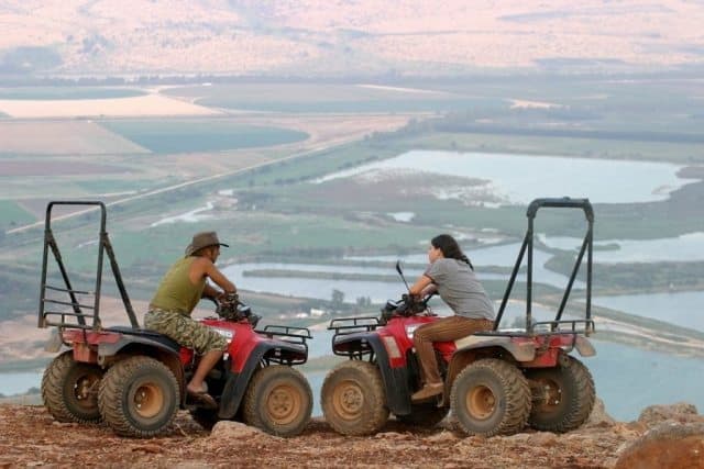ATV riders in the upper Galilee. Dishon ATV Photos.