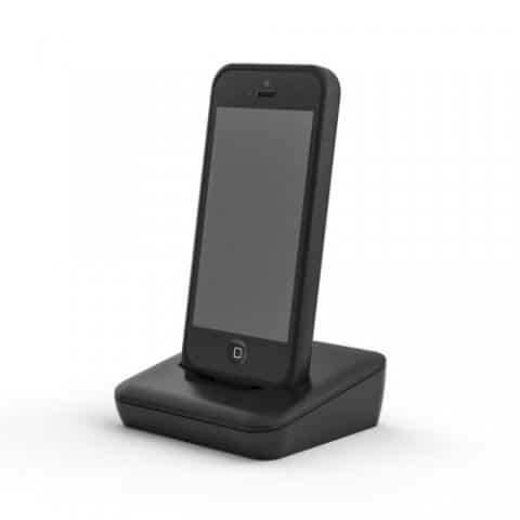 Pop your iphone into a PowerShadow for cordless charging. Read about many other new gadgets for travelers here!