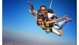 Skydiving over the Negev Desert. Skykef Photos.