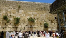 Women pray on the right side of the Wailing Wall in Jerusalemm, Israel. Jean Spoljaric Photos.