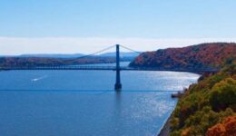 Mid Hudson Bridge, near the Buttermilk Falls Inn and Spa in NY state. Shelley Rotner photos.