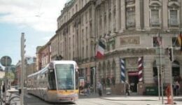 The train commonly used to get around Dublin