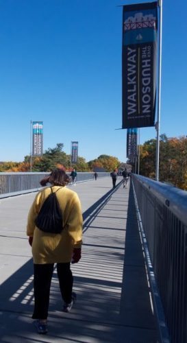 Walkway over the Hudson: a treat for walkings all the way over the big river.