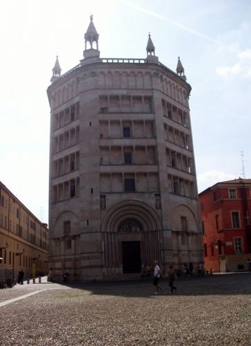 The Baptistery, know locally as Battistero di Parma.