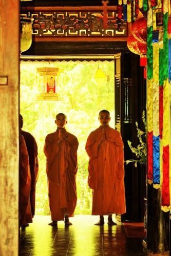 Monks in India