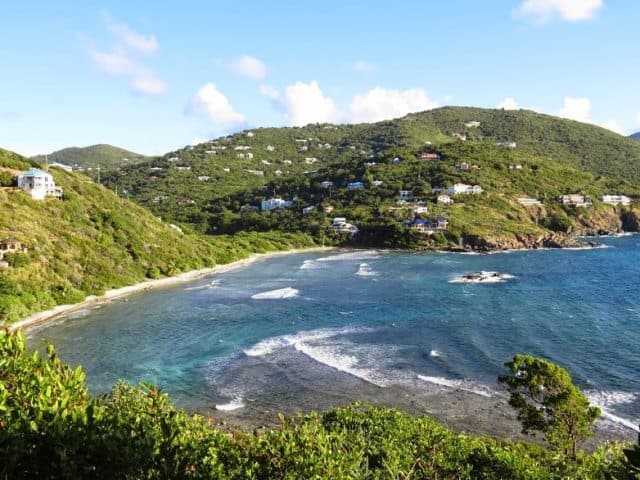 A lookout over Hart Bay hiking in St John USVI. Kevin Craw photos.