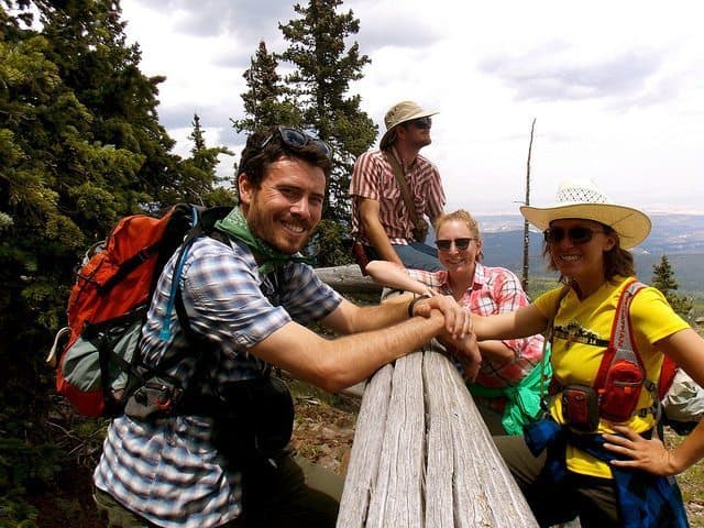 Left to Right: Blake Vernon, Peter Yaworsky, Maisie Schwartz, and Kate Magargal. Couldn't have asked for a better bunch of wilderness junkies to spend the summer with.