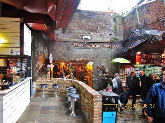 Horse Tunnel Market - part of the famous Camden Market, the erstwhile hub of London's hip alternative scene
