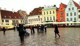 The city square in Talinn