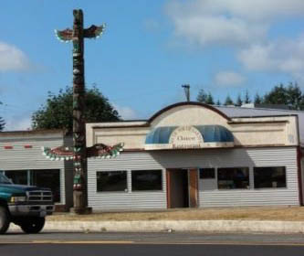 The Town Cafe at La Push, run by the local native American tribe