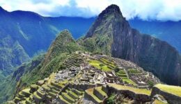 Macchu Picchu, Peru. Climbing mountains and getting the endorphin rush from being there can help you feel more familiar and comfortable while traveling.