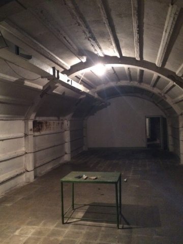 An office in the Cold War Tunnels.
