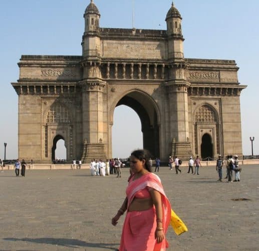 The Gateway of India in Mumbai. 