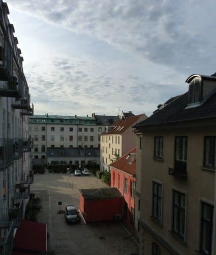 A room with a view: early morning from the Hotel Babette. Faye S. Wolfe photos.