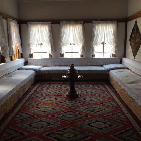 a sitting room in the Ethnographic museum