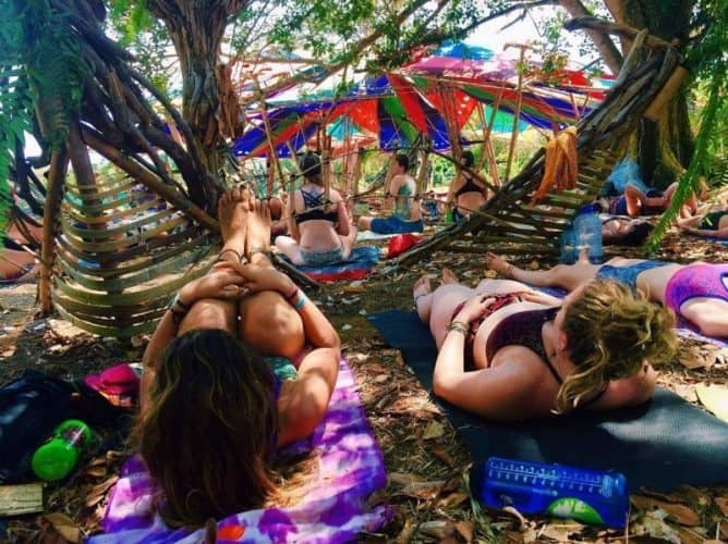 Uvita, Costa Rica: Envisioning a New Festival 3 Rachel Brathen's yoga class drew a huge crowd