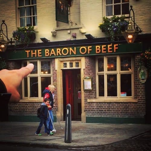 If you have more time to spend in the city, remember to step into the Baron of Beef for some delicious steak