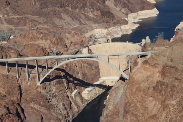 Las Vegas Off the Strip Activities 13 The Hoover dam from the air.