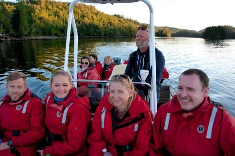 Our open boat bear cruise in Tofino, BC. 