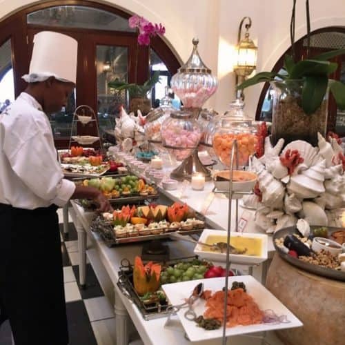 South Africa: The Artful Delights of Durban 1 High Tea at the Oyster Box in Durban, South Africa. Mari Gold photos.