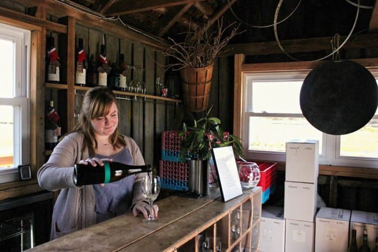 Kate Loper of One Woman Wines and Vineyards in the North Fork.