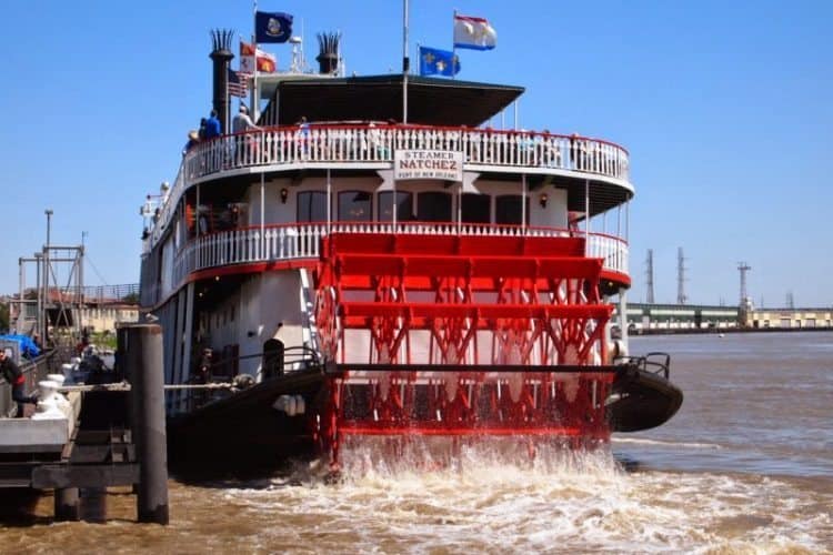 Natchez Paddle Wheeler in New Orleans.