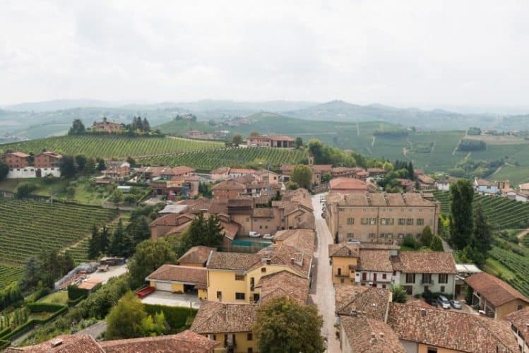 Town of Barbaresco, Piedmont, Italy.