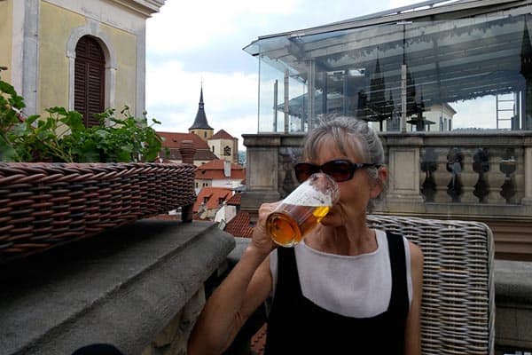 Uprince hotel Old Town Square rooftop bar 1